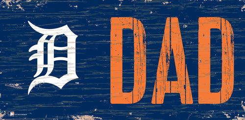 Detroit Tigers Dad Wood Sign - 6