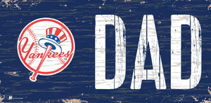 New York Yankees Dad Wood Sign - 6"x12"