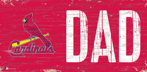 St. Louis Cardinals Dad Wood Sign - 6"x12"