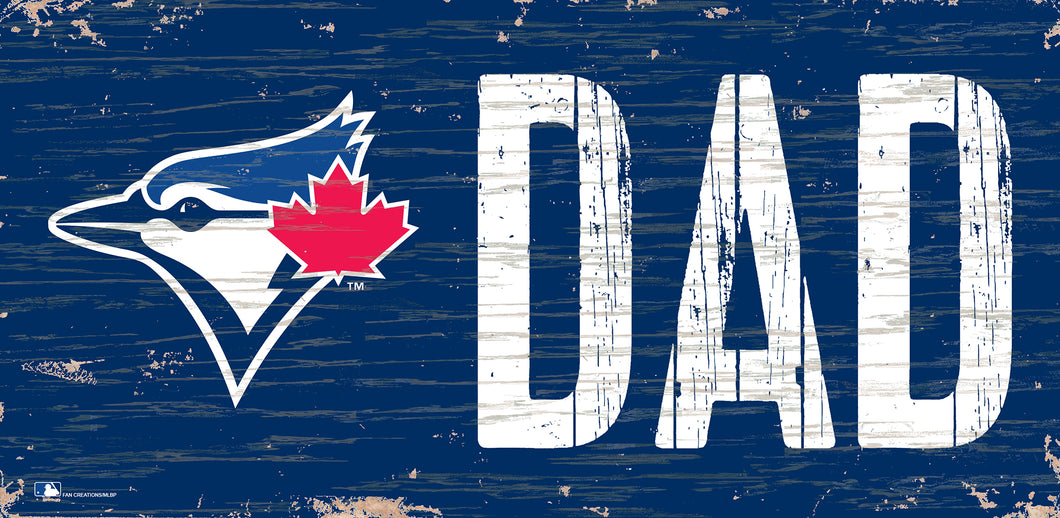 Toronto Blue Jays Dad Wood Sign - 6