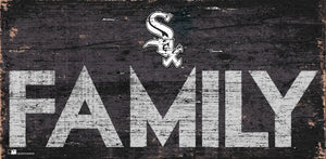 Chicago White Sox Family Wood Sign