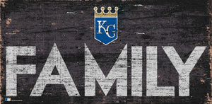 Kansas City Royals Family Wood Sign
