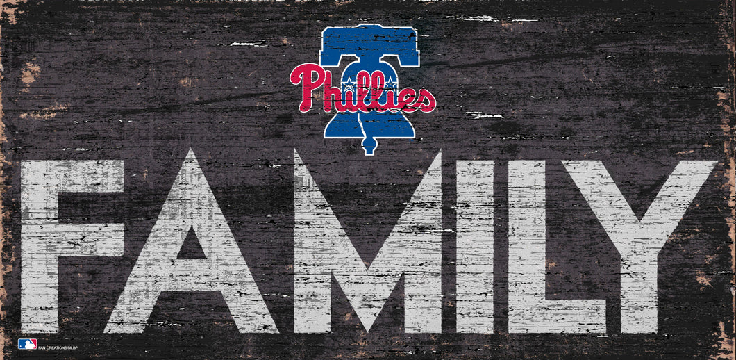 MLB Philadelphia Phillies Baseball Wood Sign Panel