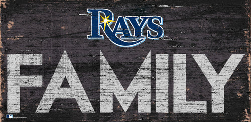 Tampa Bay Rays Family Wood Sign