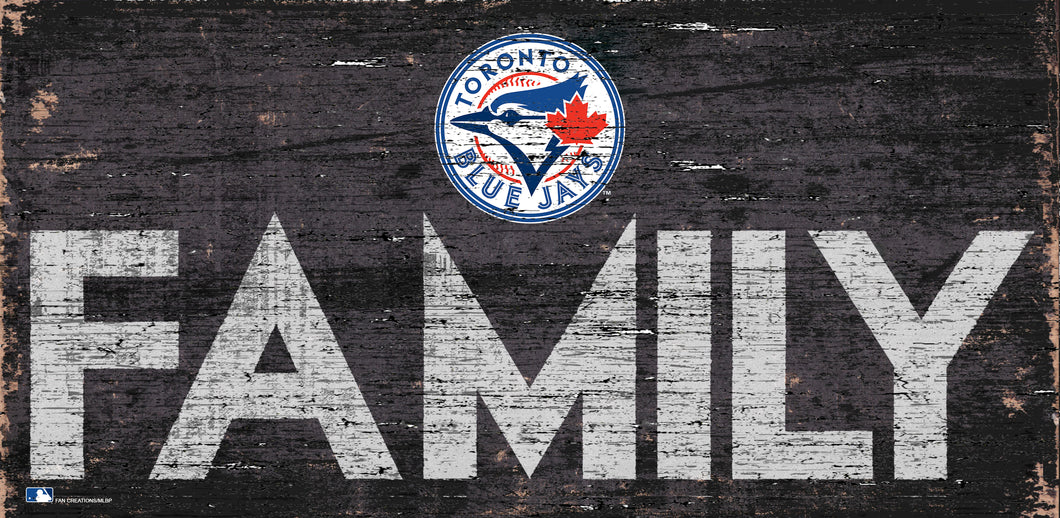 Toronto Blue Jays Family Wood Sign
