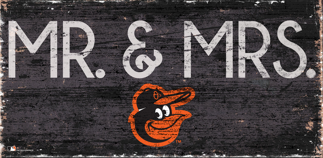  Baltimore Orioles Mr. & Mrs. Wood Sign - 6