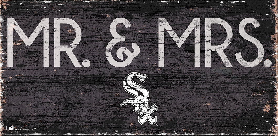Chicago White Sox Mr. & Mrs. Wood Sign - 6