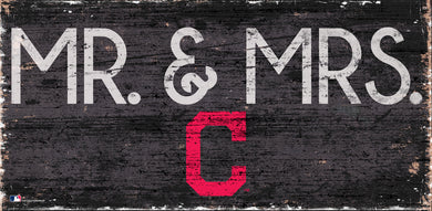 Cleveland Indians Mr. & Mrs. Wood Sign - 6