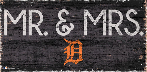 Detroit Tigers Mr. & Mrs. Wood Sign - 6