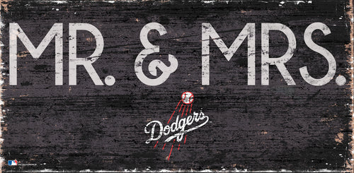 Los Angeles Dodgers Mr. & Mrs. Wood Sign - 6