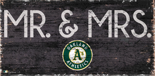 Oakland Athletics Mr. & Mrs. Wood Sign - 6