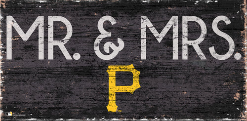 Pittsburgh Pirates Mr. & Mrs. Wood Sign - 6
