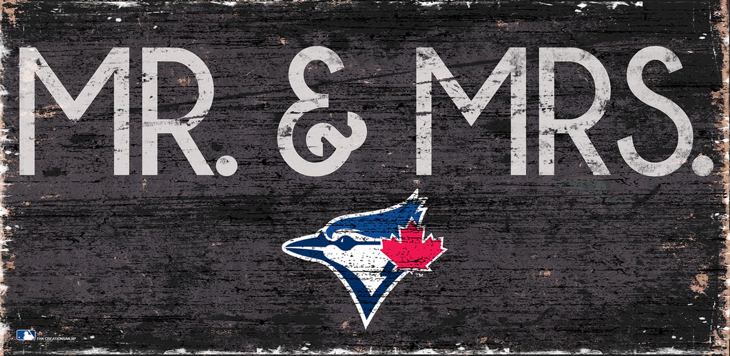 Toronto Blue Jays Mr. & Mrs. Wood Sign - 6