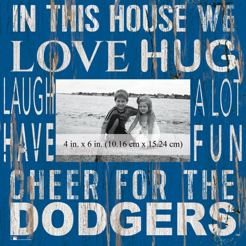 Los Angeles Dodgers In this House Picture Frame