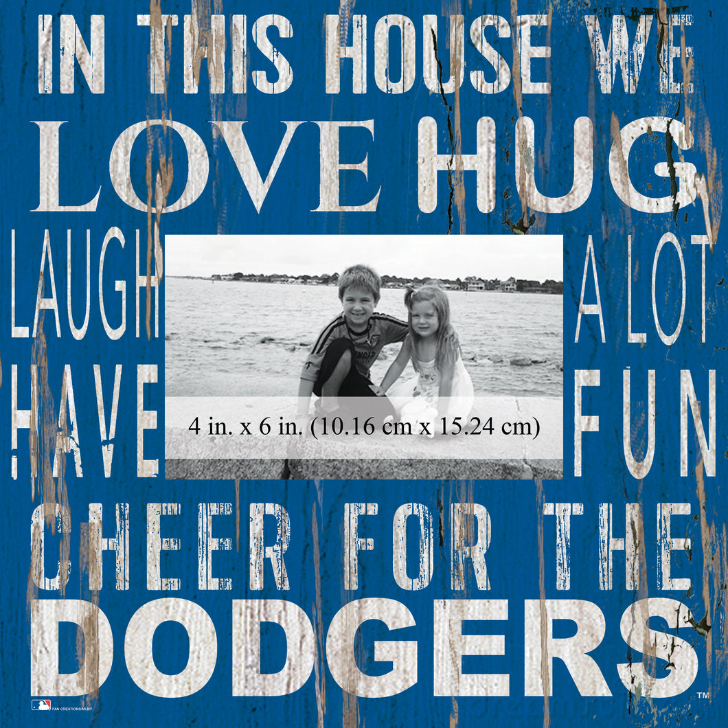 Los Angeles Dodgers In this House Picture Frame