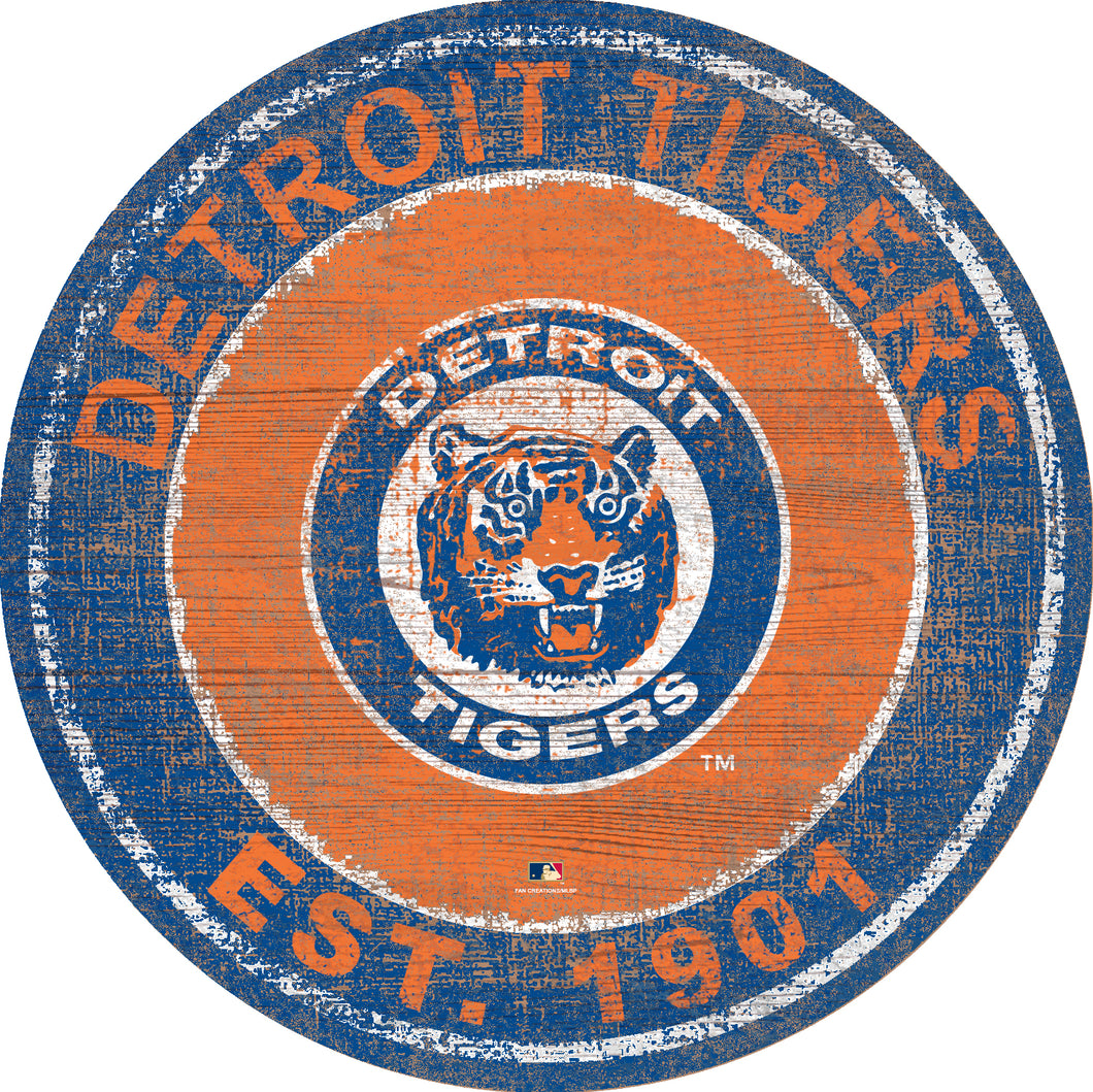 Detroit Tigers Chrome Emblem