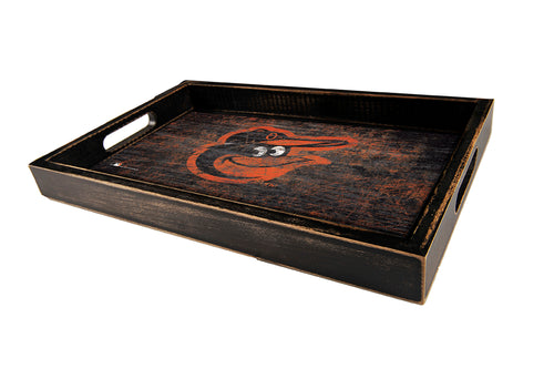 Baltimore Orioles Team Color Wood Tray