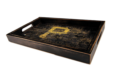 Pittsburgh Pirates Team Color Wood Tray