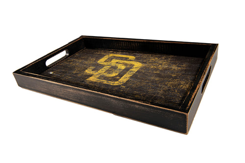 San Diego Padres Team Color Wood Tray