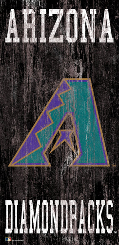 Arizona Diamondbacks Heritage Logo Wood Sign - 6