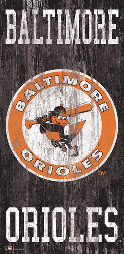 Baltimore Orioles Heritage Logo Wood Sign - 6