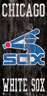 Chicago White Sox Heritage Logo Wood Sign - 6