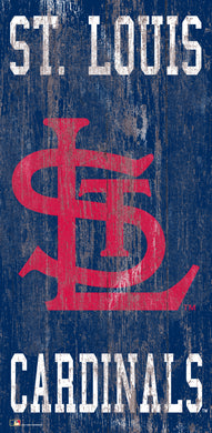 St. Louis Cardinals Heritage Logo Wood Sign - 6
