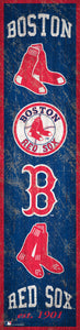 Boston Red Sox Heritage Banner Wood Sign - 6"x24"