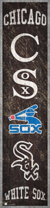 Chicago White Sox Heritage Banner Wood Sign - 6"x24"
