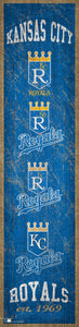 Kansas City Royals Heritage Banner Wood Sign - 6"x24"