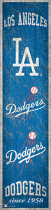Los Angeles Dodgers Heritage Banner Wood Sign - 6"x24"