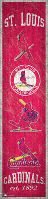 St. Louis Cardinals Heritage Banner Wood Sign - 6
