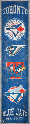 Toronto Blue Jays Heritage Banner Wood Sign - 6