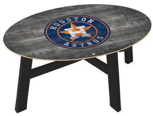 Houston Astros Distressed Wood Coffee Table