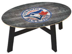 Toronto Blue Jays Distressed Wood Coffee Table