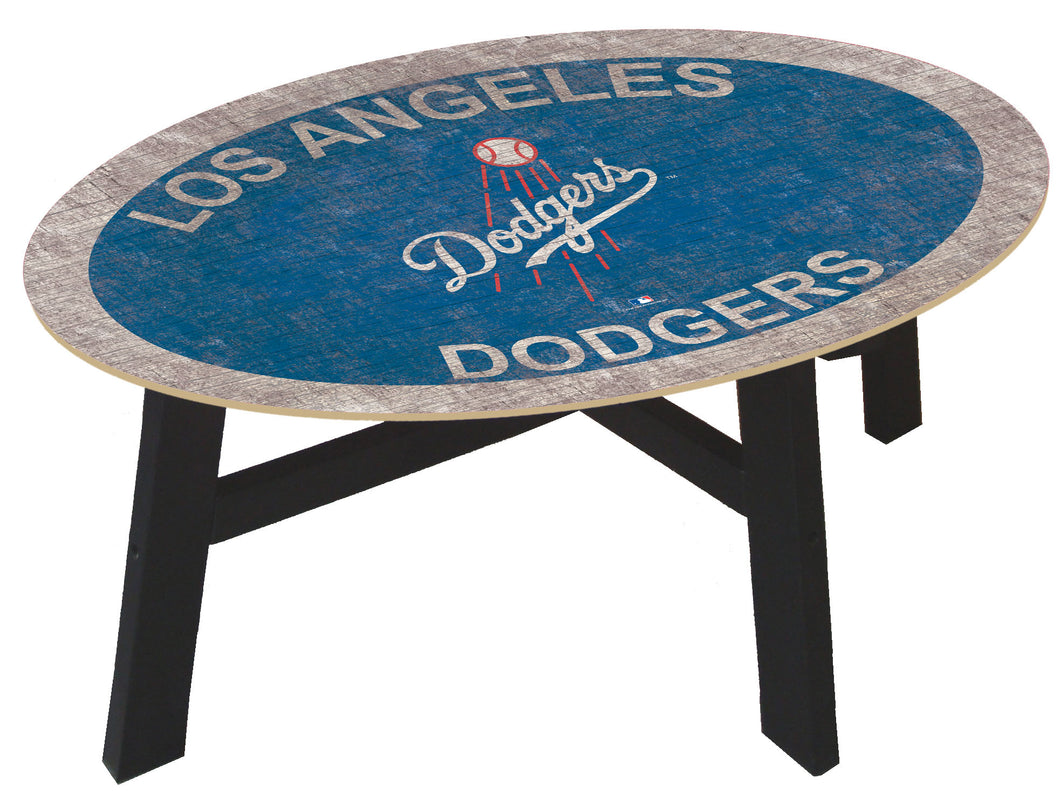 Los Angeles Dodgers Logo Coffee Table
