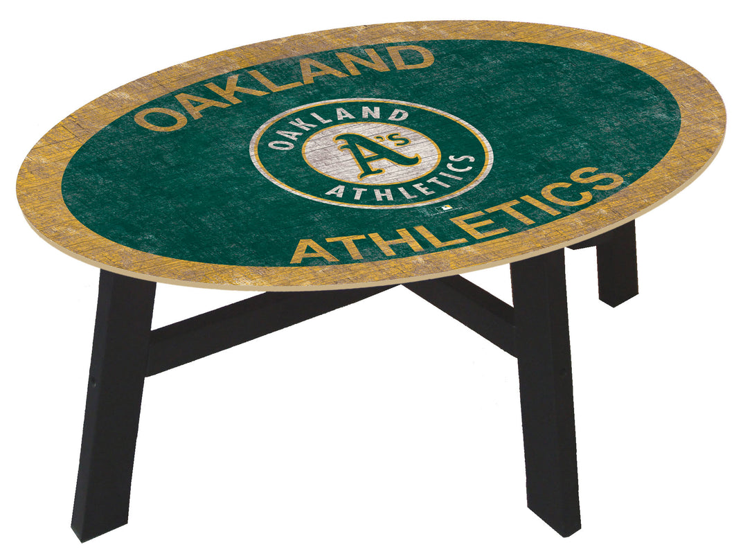 Oakland Athletics Logo Coffee Table
