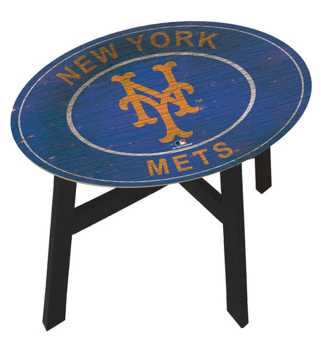 New York Mets Heritage Logo Wood Side Table
