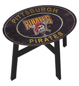 Pittsburgh Pirates Heritage Logo Wood Side Table