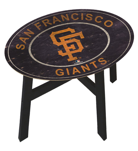 San Francisco Giants Heritage Logo Wood Side Table