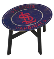 St. Louis Cardinals Heritage Logo Wood Side Table