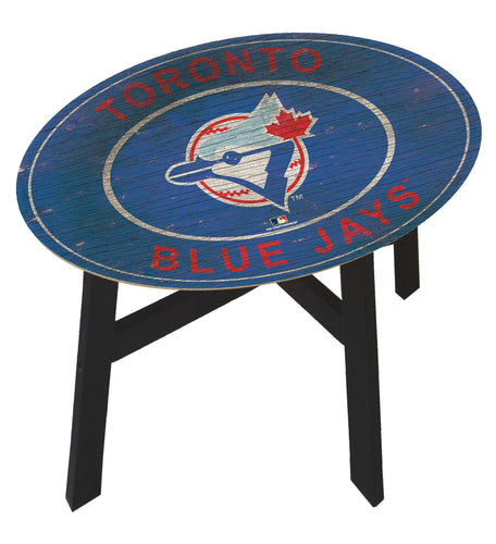 Toronto Blue Jays Heritage Logo Wood Side Table