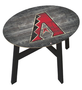 Arizona Diamondbacks Distressed Logo Wood Side Table