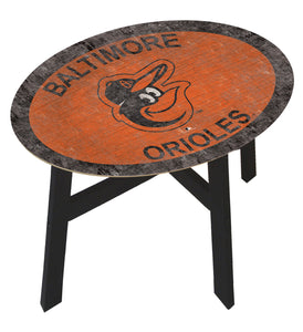 Baltimore Orioles Team Color Wood Side Table