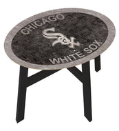 Chicago White Sox Team Color Wood Side Table