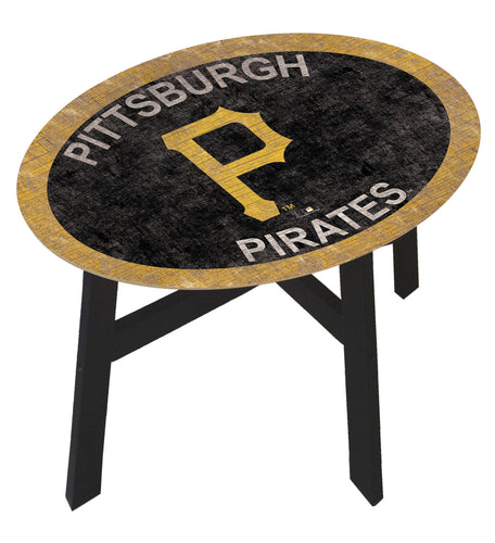 Pittsburgh Pirates Team Color Wood Side Table