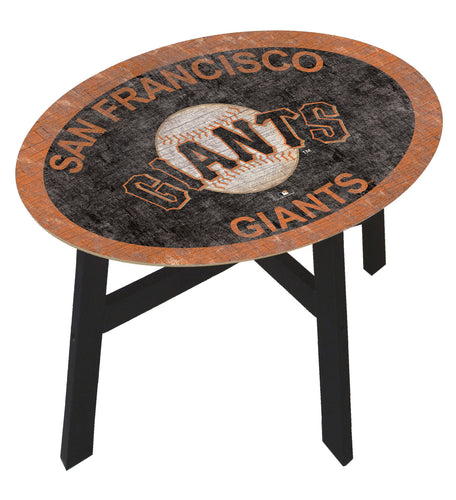 San Francisco Giants Team Color Wood Side Table
