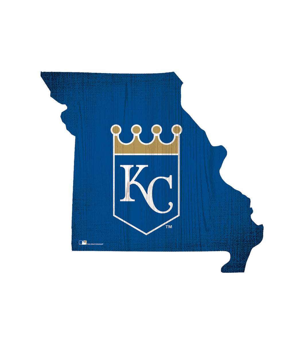 Kansas City Royals 12 Logo State Sign
