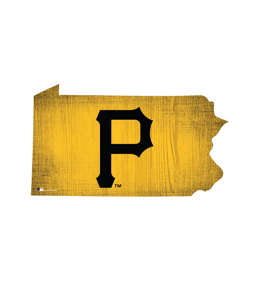 Pittsburgh Pirates 12 Team Color Logo State Sign