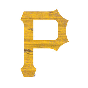 Pittsburgh Pirates Team Color Logo State Cutout Sign – Sports Fanz